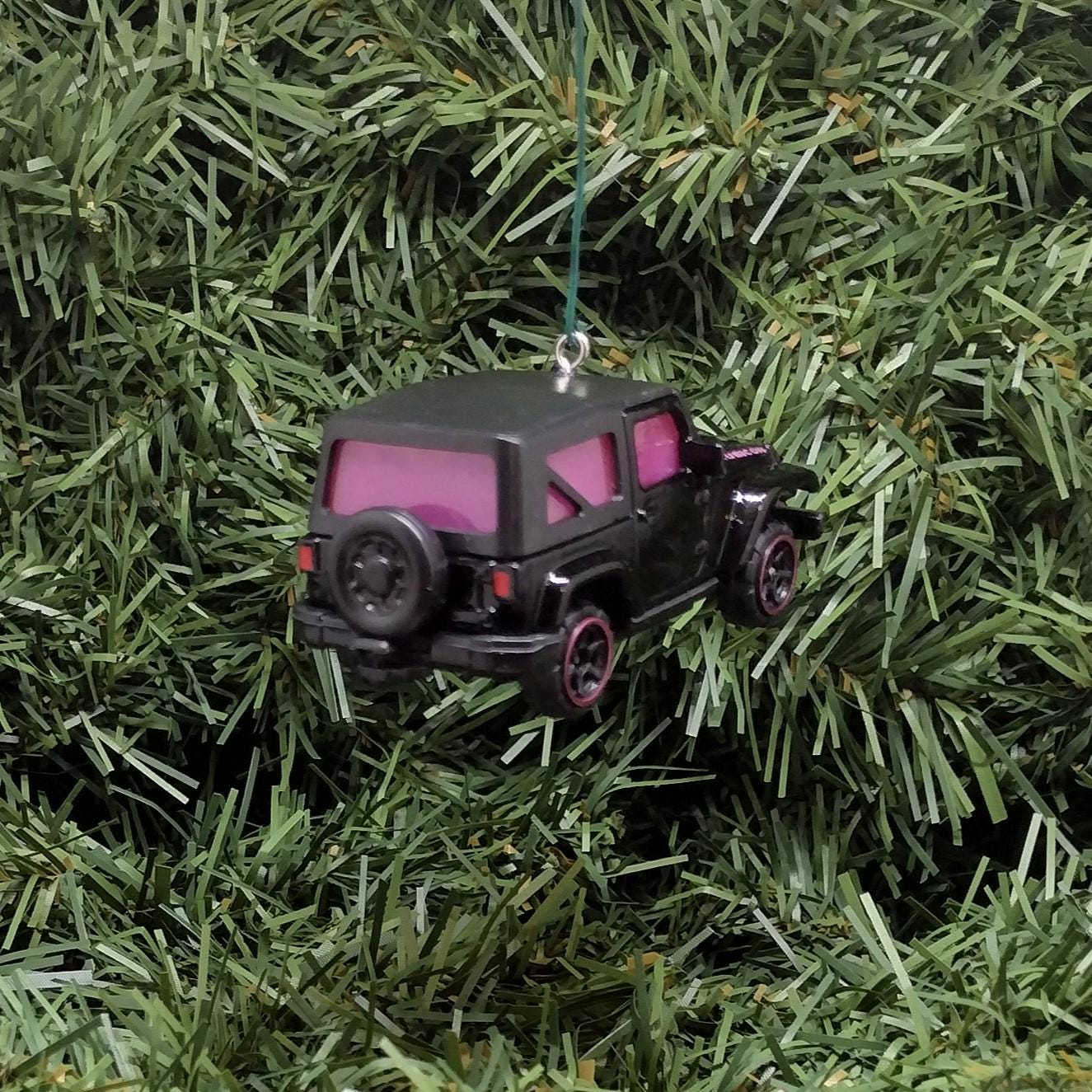 JEEP WRANGLER Ornament Christmas Decoration Unique Xmas Gift Idea Black Pink
