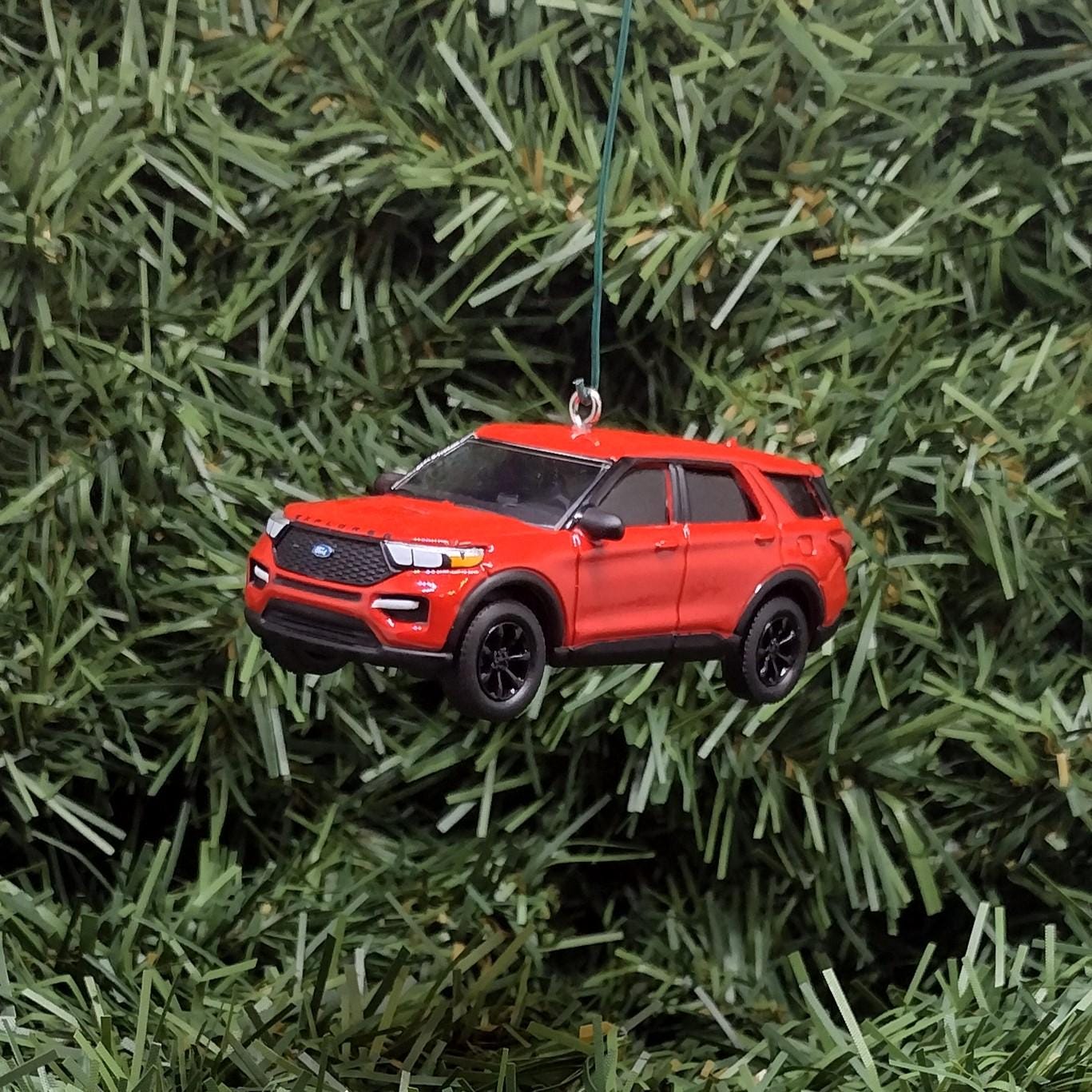 FORD EXPLORER Ornament Christmas Decoration Unique Gift 2023 SUV Rapid Red