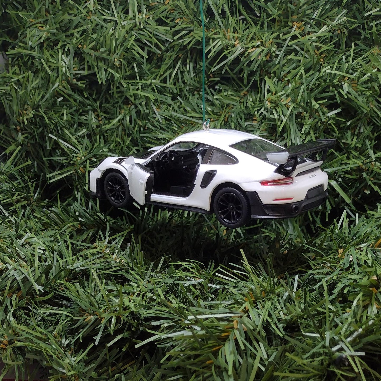 PORSCHE 911 GT2RS Ornament Christmas Tree Decoration Unique Gift Idea gt2 rs White