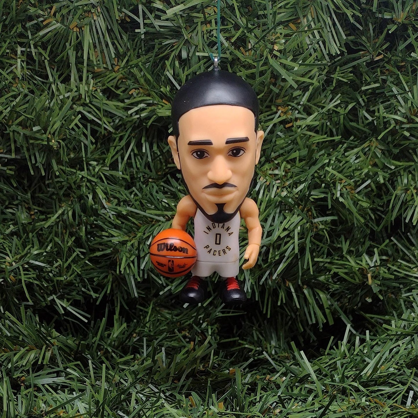 INDIANA PACERS Ornament Tyreese Haliburton Christmas Decoration NBA basketball figure 3 inch