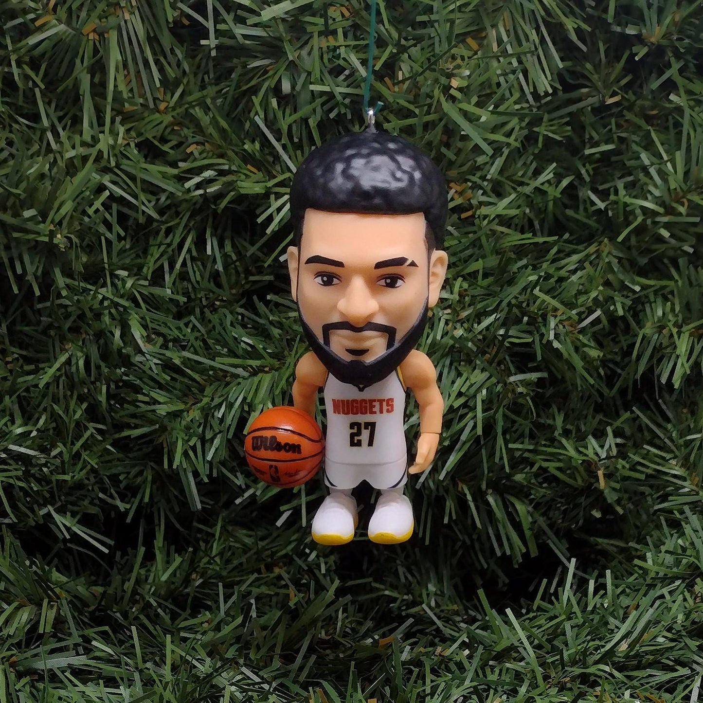 DENVER NUGGETS Ornament Jamal Murray Christmas Decoration NBA Basketball Figure Unique Gift Idea 3 inch