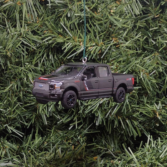 Ford F-150 Ornament 2015-2020 Christmas Gift Idea F150 Truck FX4 Lariat Unique Xmas Decoration Great Detail Gray Grey