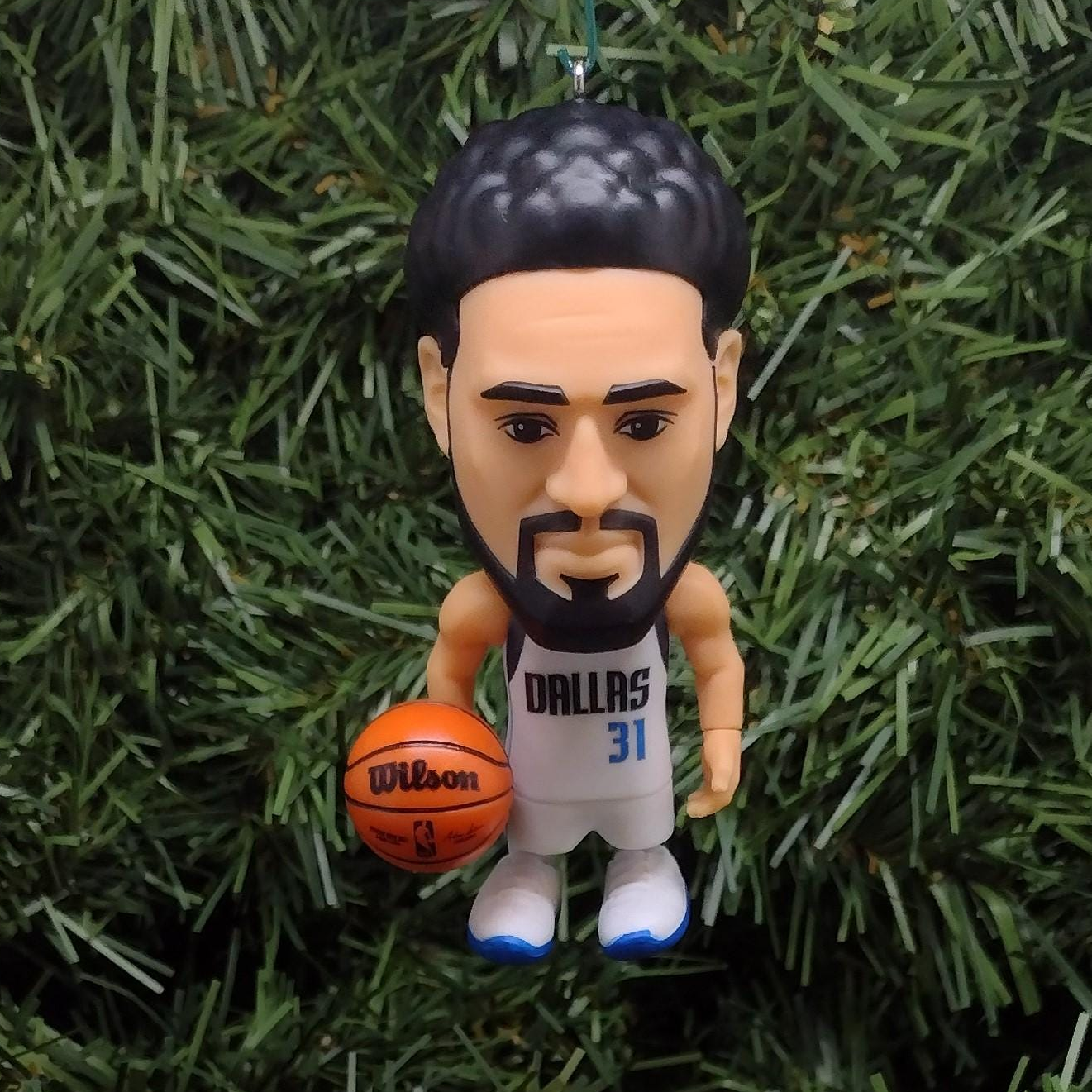 DALLAS MAVERICKS Ornament Klay Thompson Christmas Decoration Gift NBA Basketball 3 inch