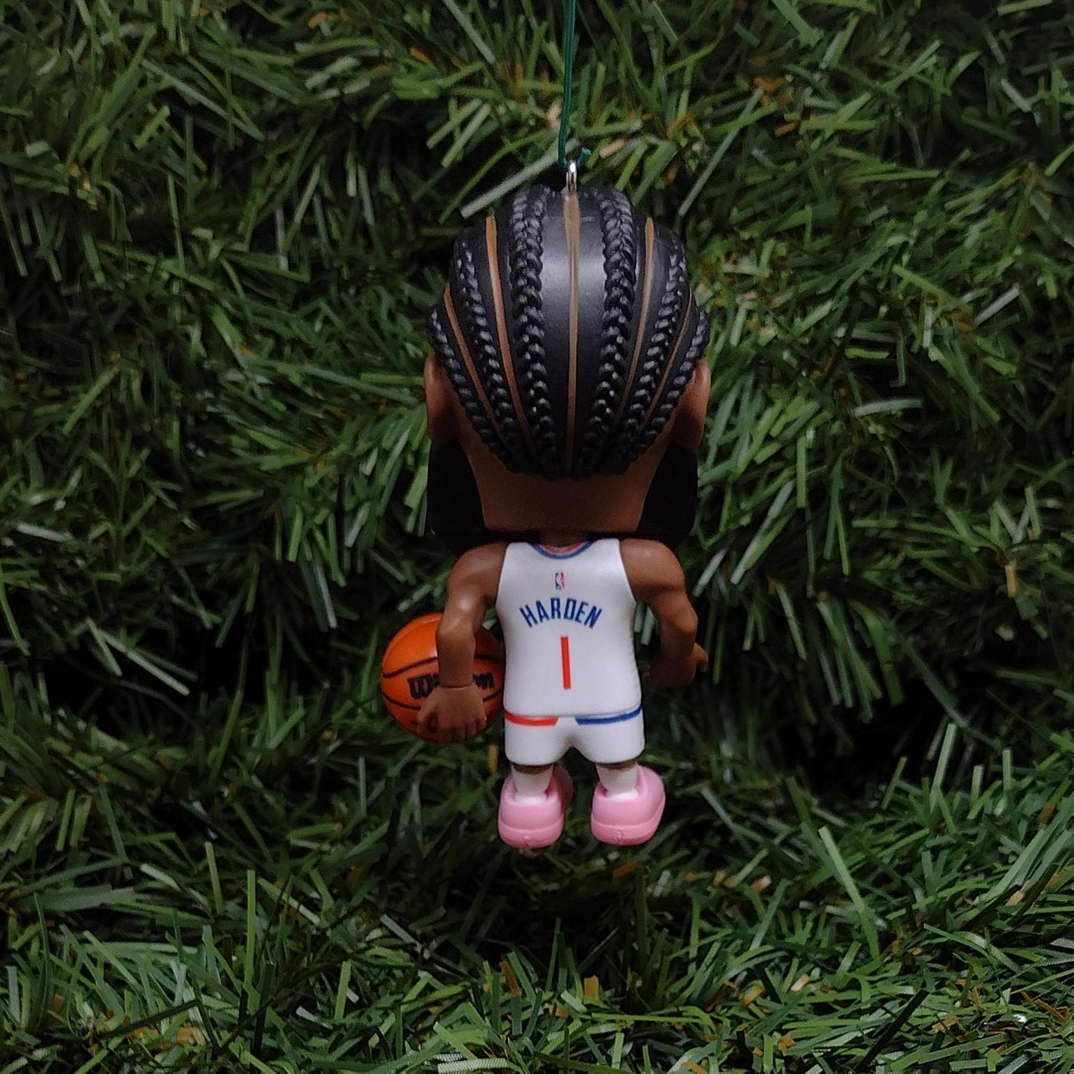 James Harden Los Angeles Clippers Ornament Christmas Decoration Gift NBA Basketball Figure 3 inch
