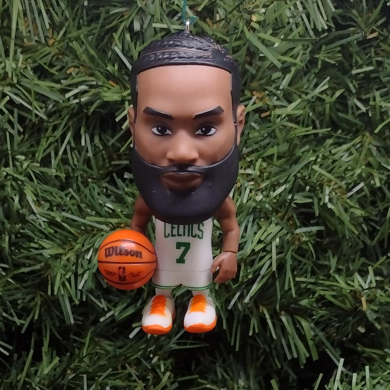 BOSTON CELTICS Ornament Jaylen Brown Christmas Decoration NBA basketball figure 3 inch