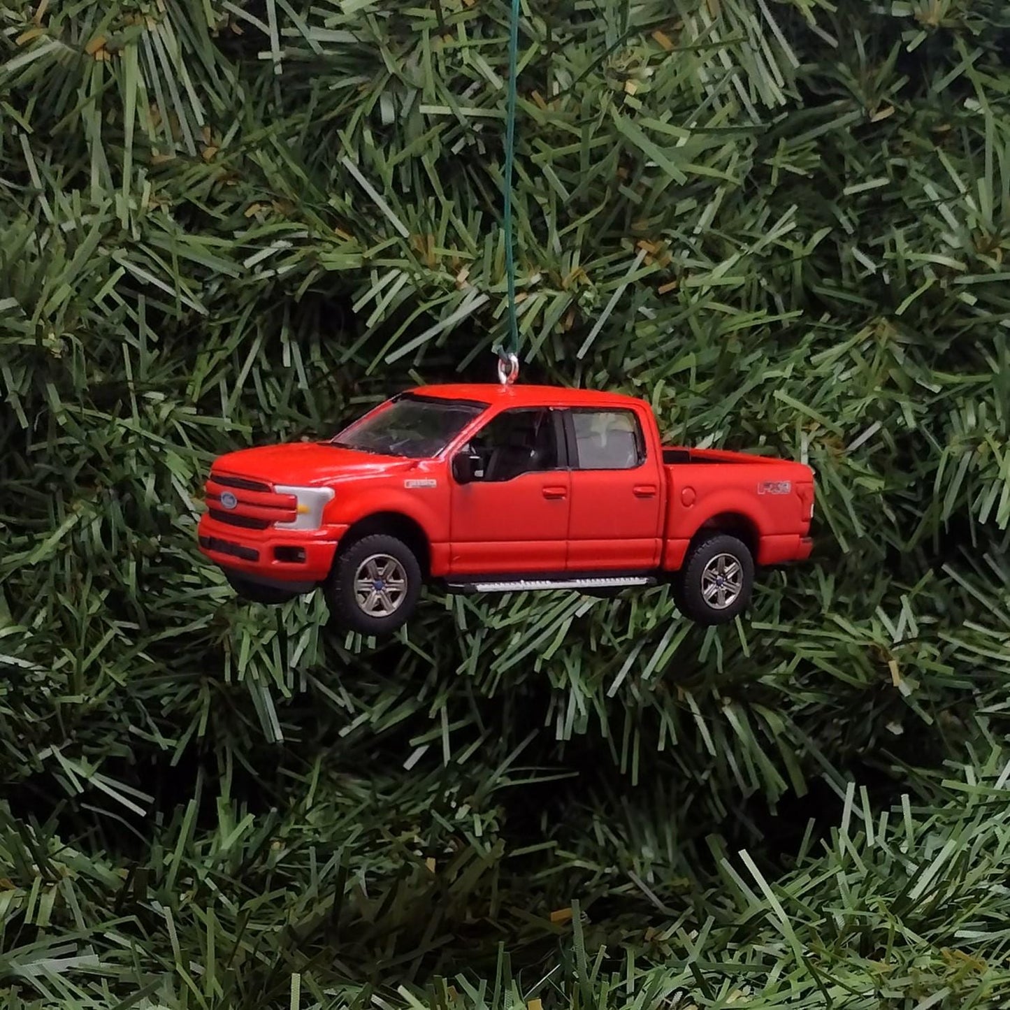 Ford F-150 Ornament 2015-2020 Christmas Gift Idea F150 Truck Lariat Unique Xmas Decoration Great Detail Race Red