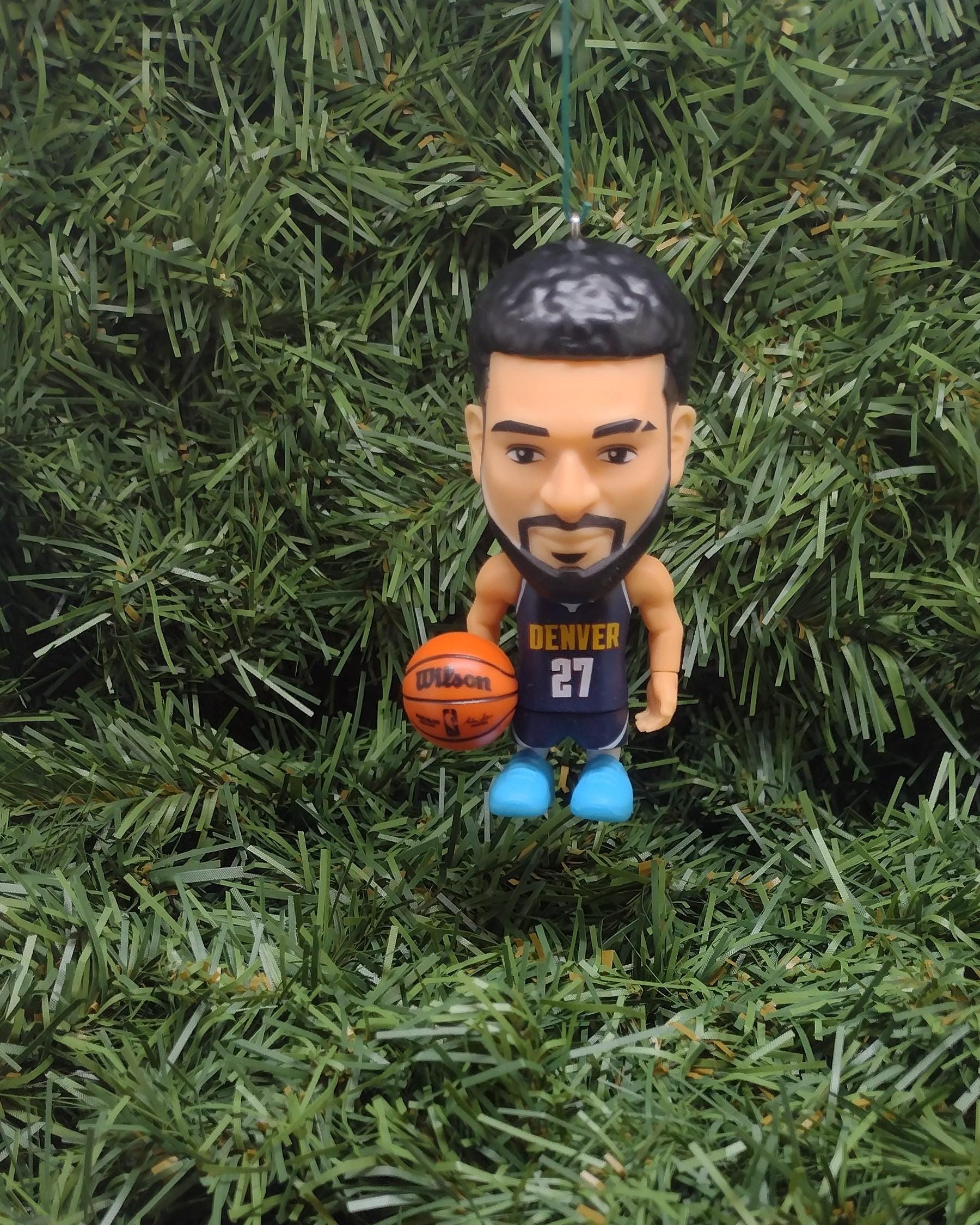 DENVER NUGGETS Ornament Jamal Murray Christmas Decoration NBA Basketball Figure Unique Gift Idea 3 inch