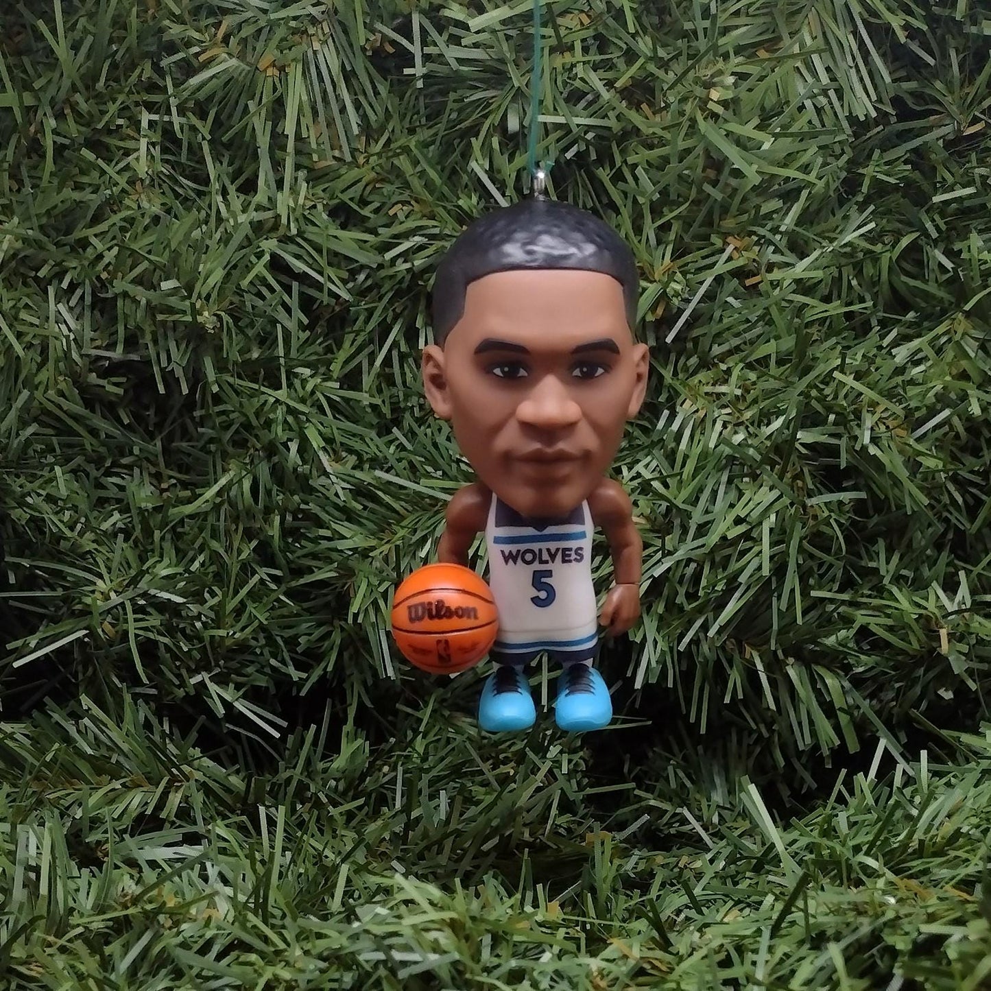 Anthony Edwards Ornament Minnesota Tiberwolves Christmas Decoration Gift Ant Wolves NBA Basketball Figure 3 Inch