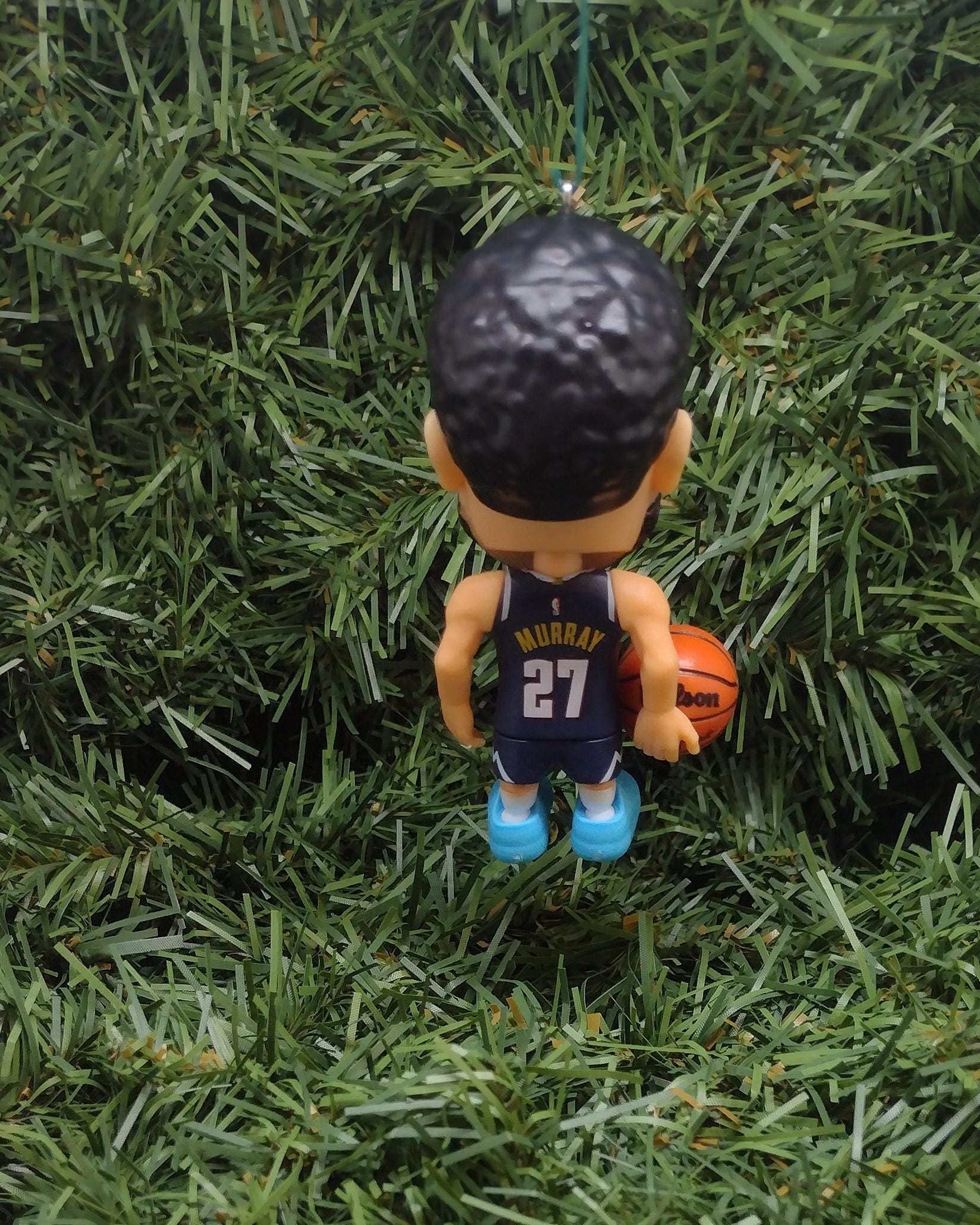 DENVER NUGGETS Ornament Jamal Murray Christmas Decoration NBA Basketball Figure Unique Gift Idea 3 inch