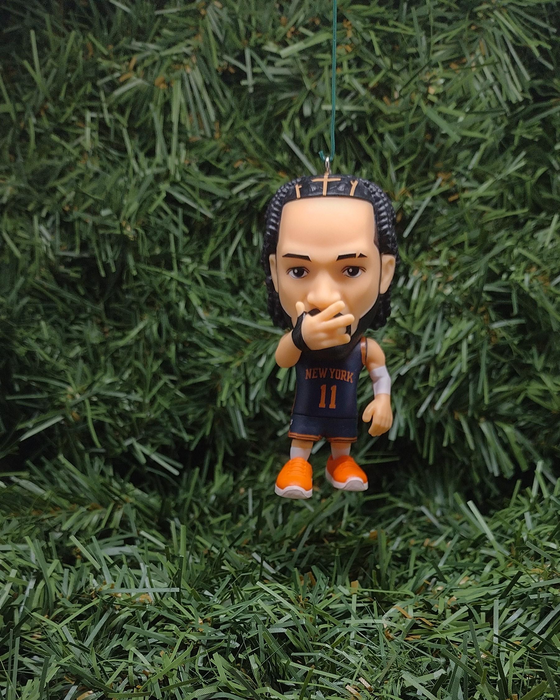 Jalen Brunson New York Knicks Ornament Christmas Decoration Gift NBA Basketball Figure 3 Inch