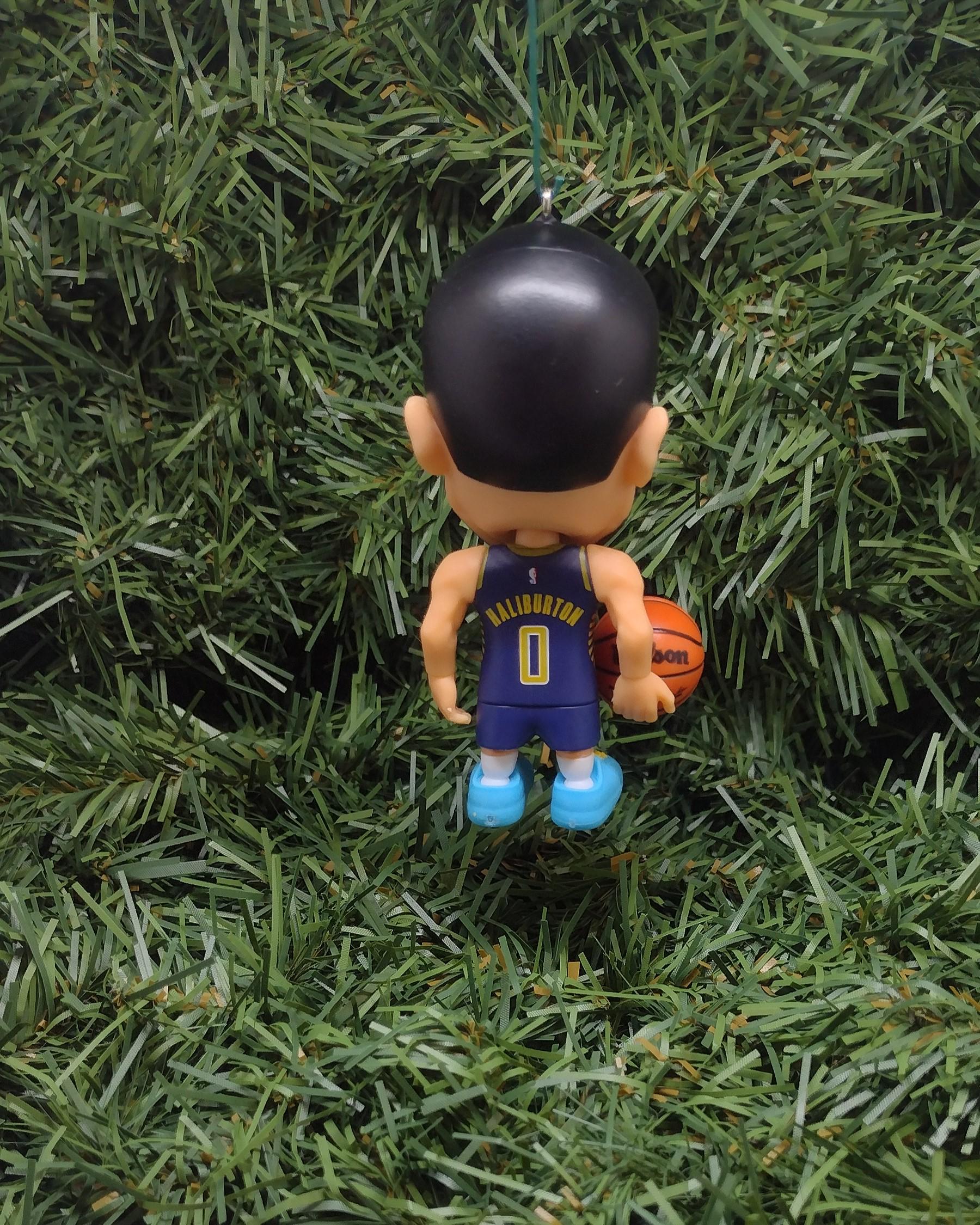 INDIANA PACERS Ornament Tyreese Haliburton Christmas Decoration NBA basketball figure 3 inch