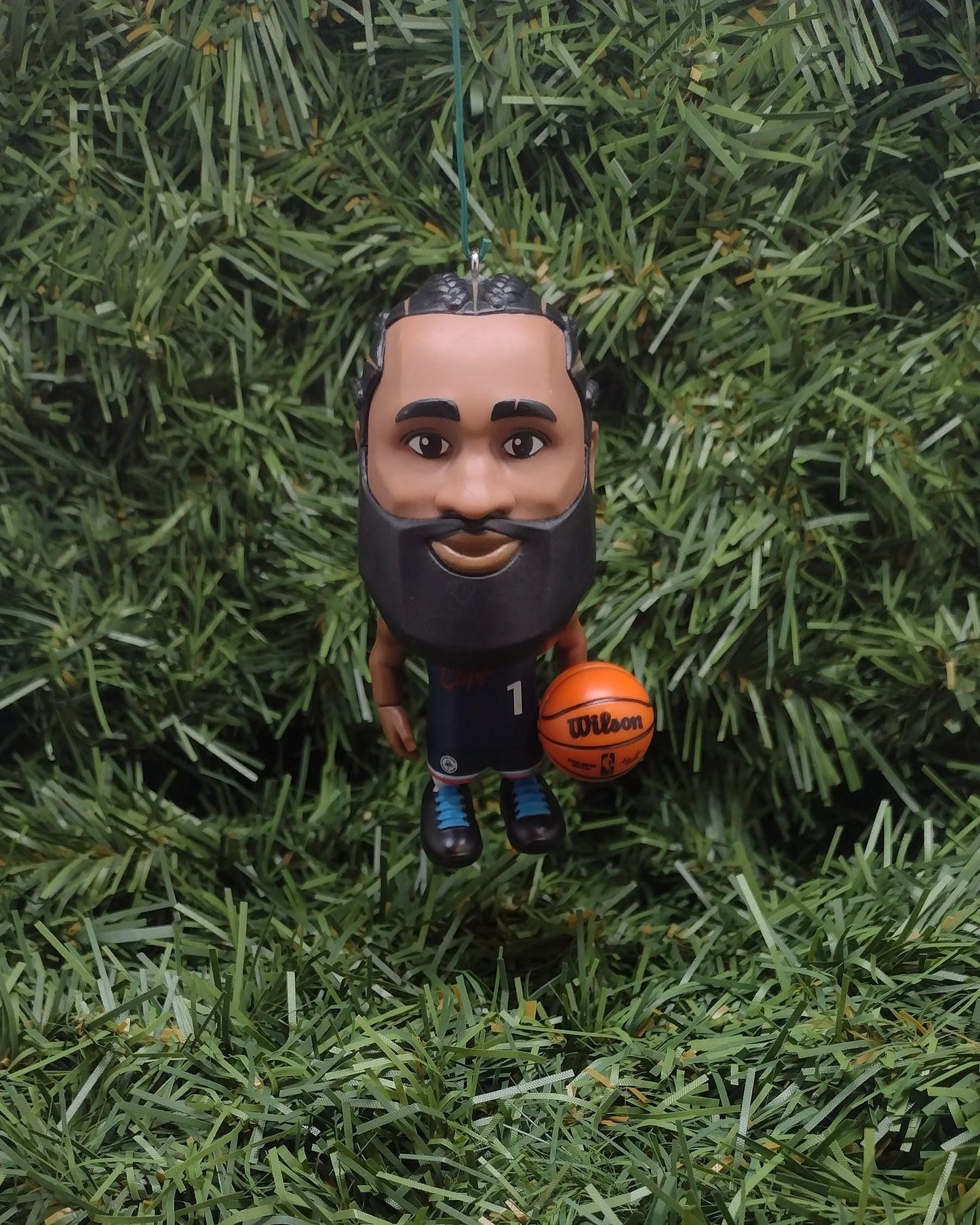 James Harden Los Angeles Clippers Ornament Christmas Decoration Gift NBA Basketball Figure 3 inch