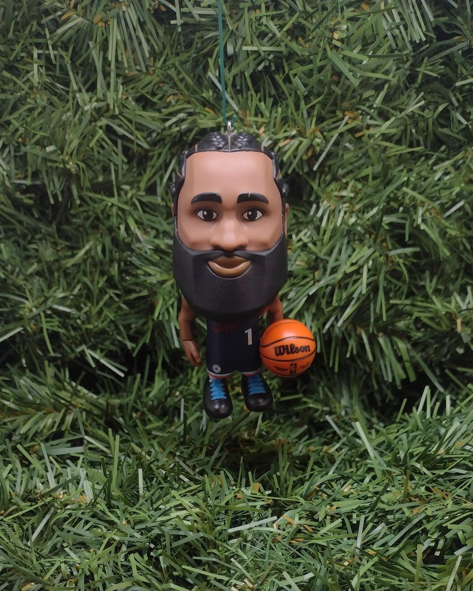 James Harden Los Angeles Clippers Ornament Christmas Decoration Gift NBA Basketball Figure 3 inch