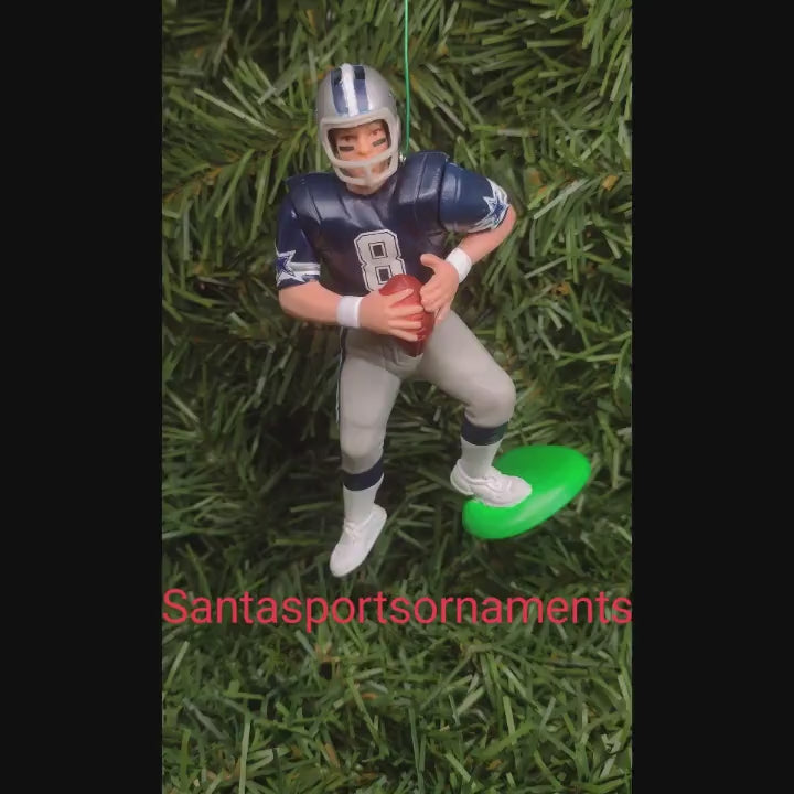 Troy Aikman DALLAS COWBOYS Christmas ornament xmas tree NFL football figure unique gift idea