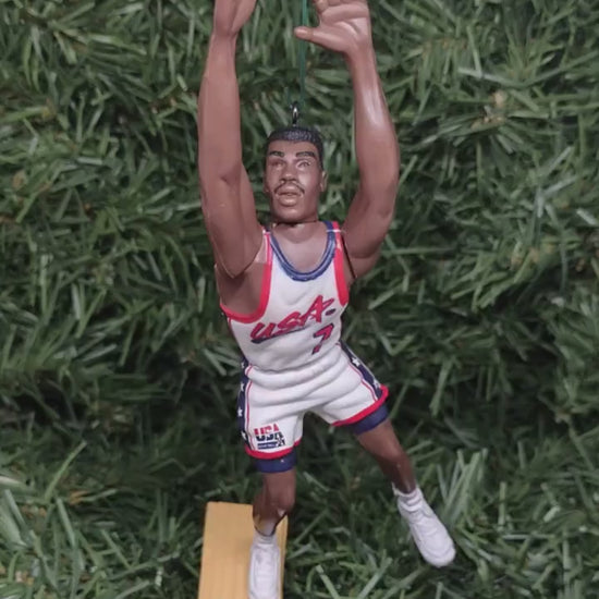 USA Olympic Basketball Ornament Christmas Tree Decoration unique gift idea Tim Duncan John Stockton Vince Carter Charles Barkley