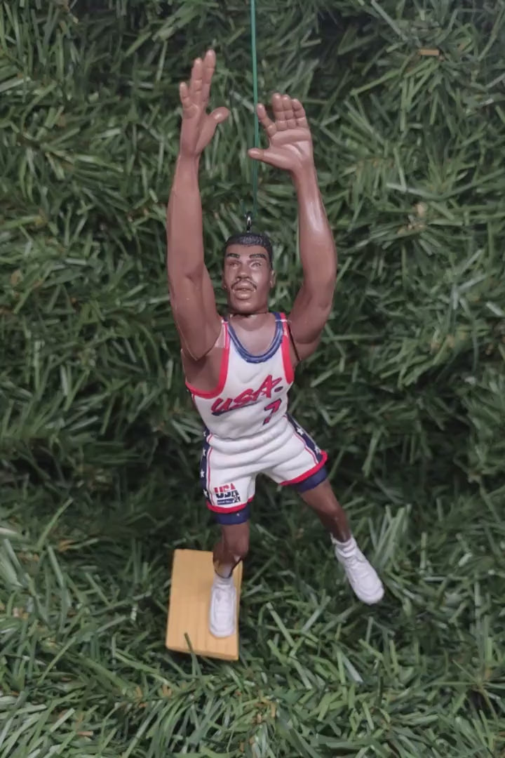 USA Olympic Basketball Ornament Christmas Tree Decoration unique gift idea Tim Duncan John Stockton Vince Carter Charles Barkley