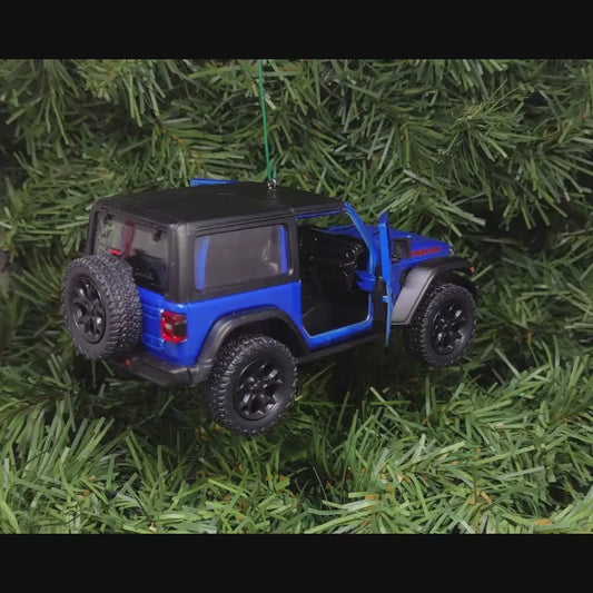 Jeep Wrangler Ornament Christmas Gift Idea Fun Automotive Xmas tree Decoration 5 inches long 2018