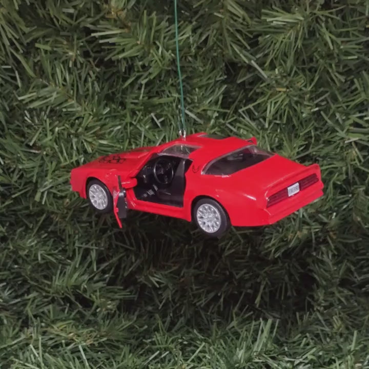 PONTIAC FIREBIRD 1978 Ornament Christmas Tree Decoration Fun Gift Idea For Car Enthusiast Unique Xmas Present Red