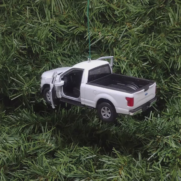 FORD F-150 Truck Ornament Christmas Tree Decoration Fun Automotive Xmas Gift Idea 5 inch 2015-2020 White Red Blue