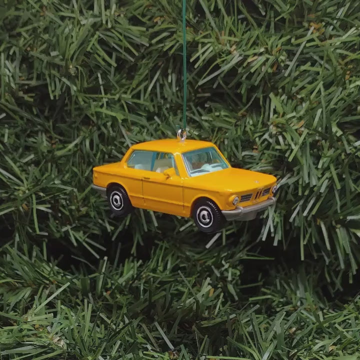 BMW Ornament Christmas Gift 1969 Model 2002 Xmas Tree Decoration