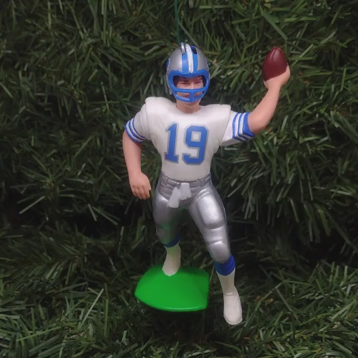 DETROIT LIONS Ornaments Barry Sanders Moore Batch Mitchell NFL Christmas Gift