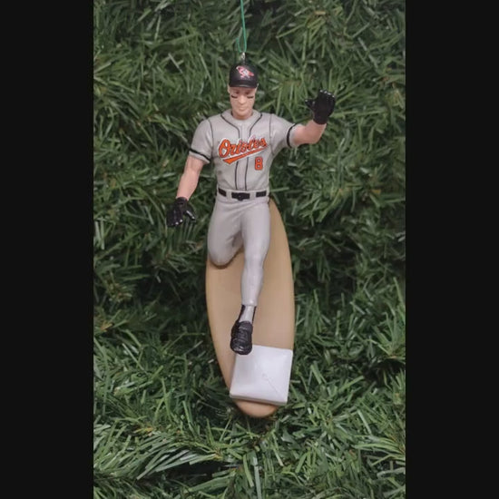 Cal Ripken Jr BALTIMORE ORIOLES Ornament Christmas Gift Idea MLB Baseball Figure Unique Xmas Tree Decoration