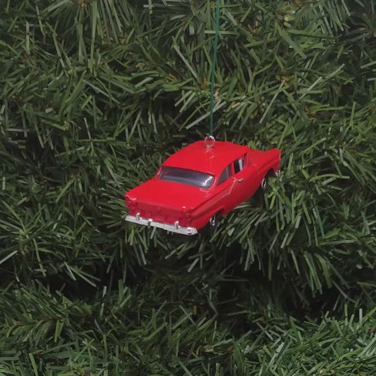 1957 Ford Custom 300 Ornament Christmas Gift Idea Unique Classic Car Xmas Tree Decoration Red Blue Black