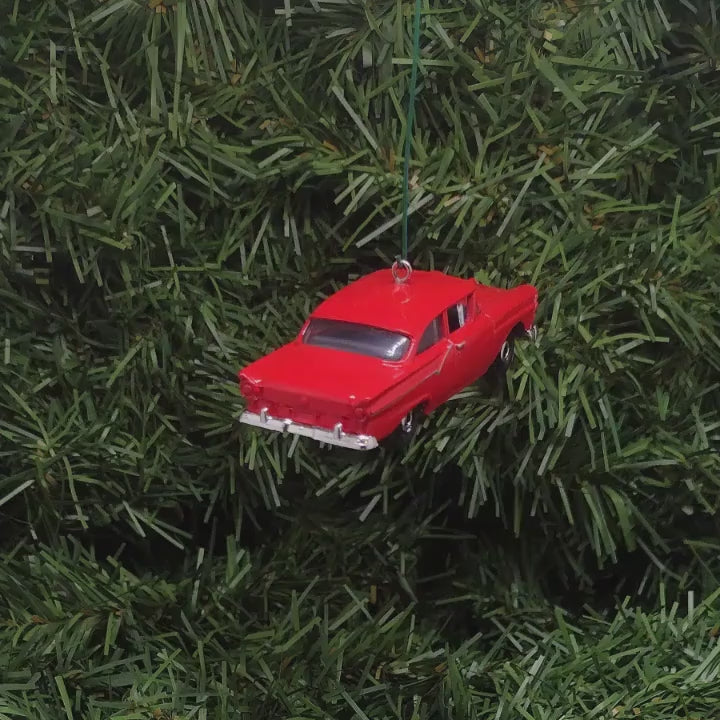 1957 Ford Custom 300 Ornament Christmas Gift Idea Unique Classic Car Xmas Tree Decoration Red Blue Black