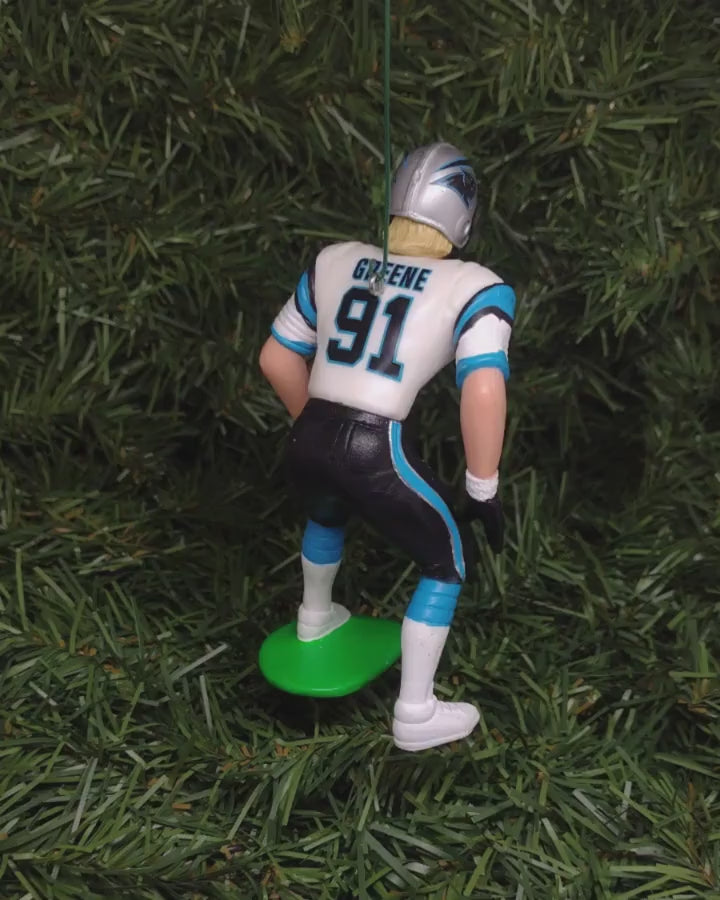 CAROLINA PANTHERS Christmas ornaments Kevin Greene/Kerry Collins/Lamar Lathon/Frank Reich unique gift idea Xmas tree decoration