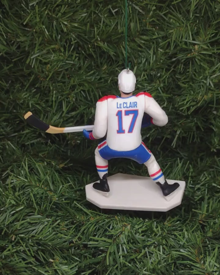 MONTREAL CANADIANS Christmas Ornaments Patrick Roy/Jon LeClair/Mark Recchi/Jon Beliveau/Saku Koivu/ Unique Gift Idea