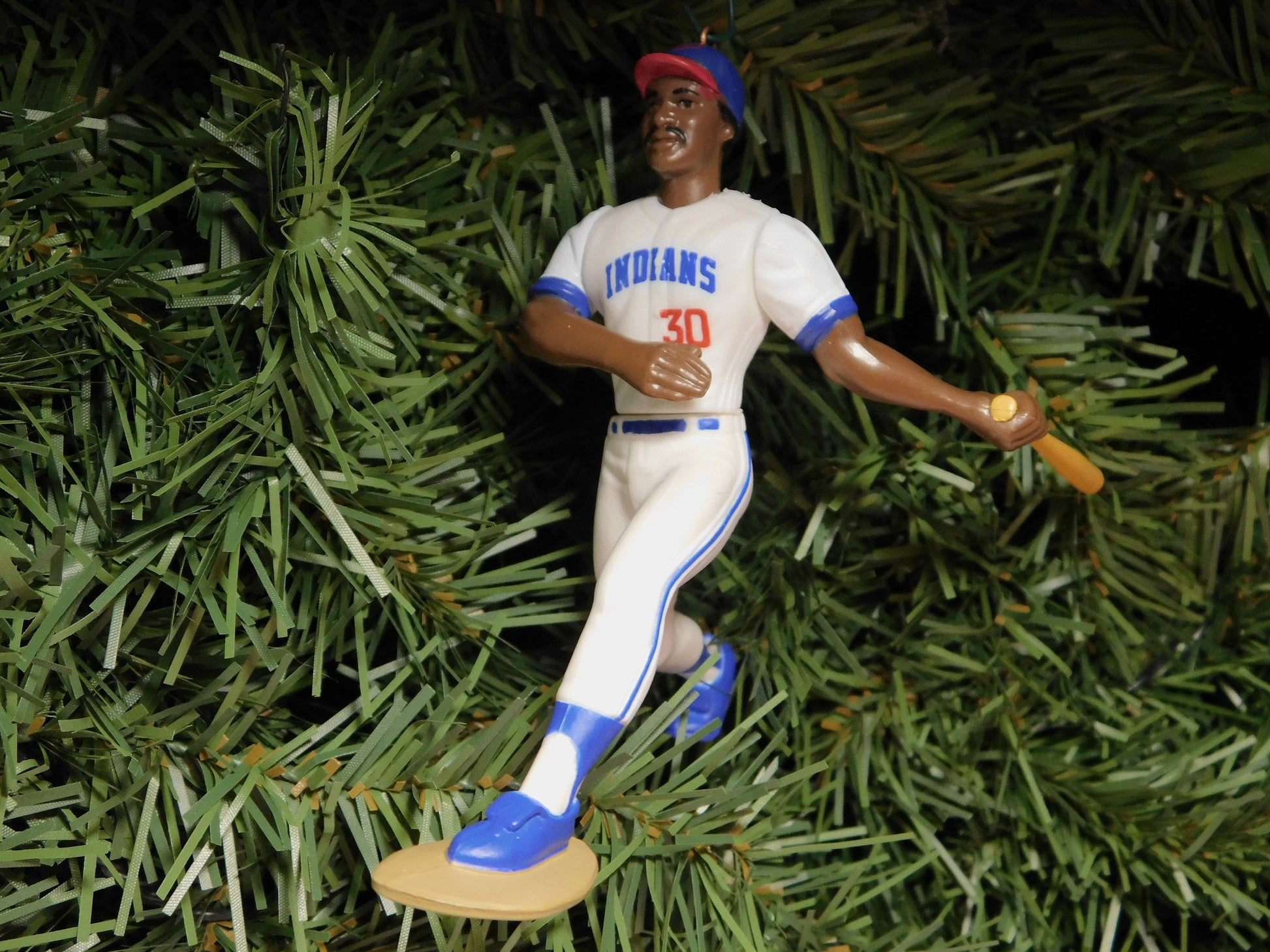 Joe Carter CLEVELAND INDIANS Christmas tree ornament MLB baseball xmas figure unique gift