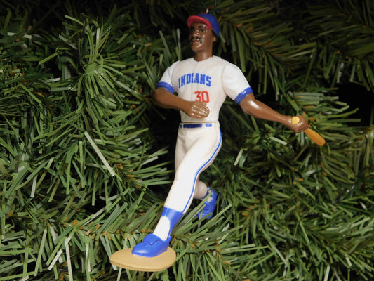 Joe Carter CLEVELAND INDIANS Christmas tree ornament MLB baseball xmas figure unique gift