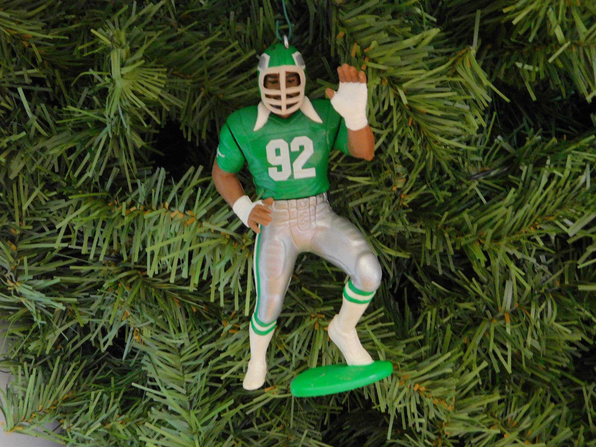 Reggie White PHILADELPHIA EAGLES Christmas tree ornament xmas NFL football unique gift idea