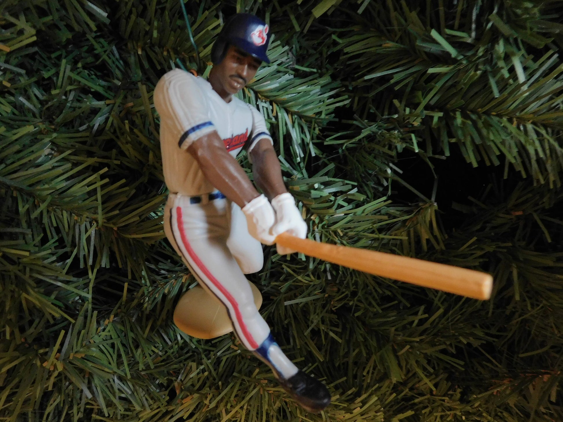 Kenny Lofton CLEVELAND INDIANS Christmas tree ornament MLB baseball xmas figure unique gift