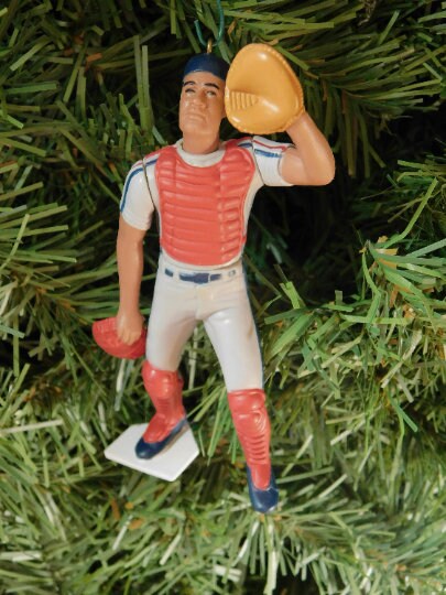 CLEVELAND INDIANS Christmas ornament MLB baseball xmas figure gift idea Larry Doby/Manny Ramirez/Dave Justice/Satchel Paige/Bob Feller