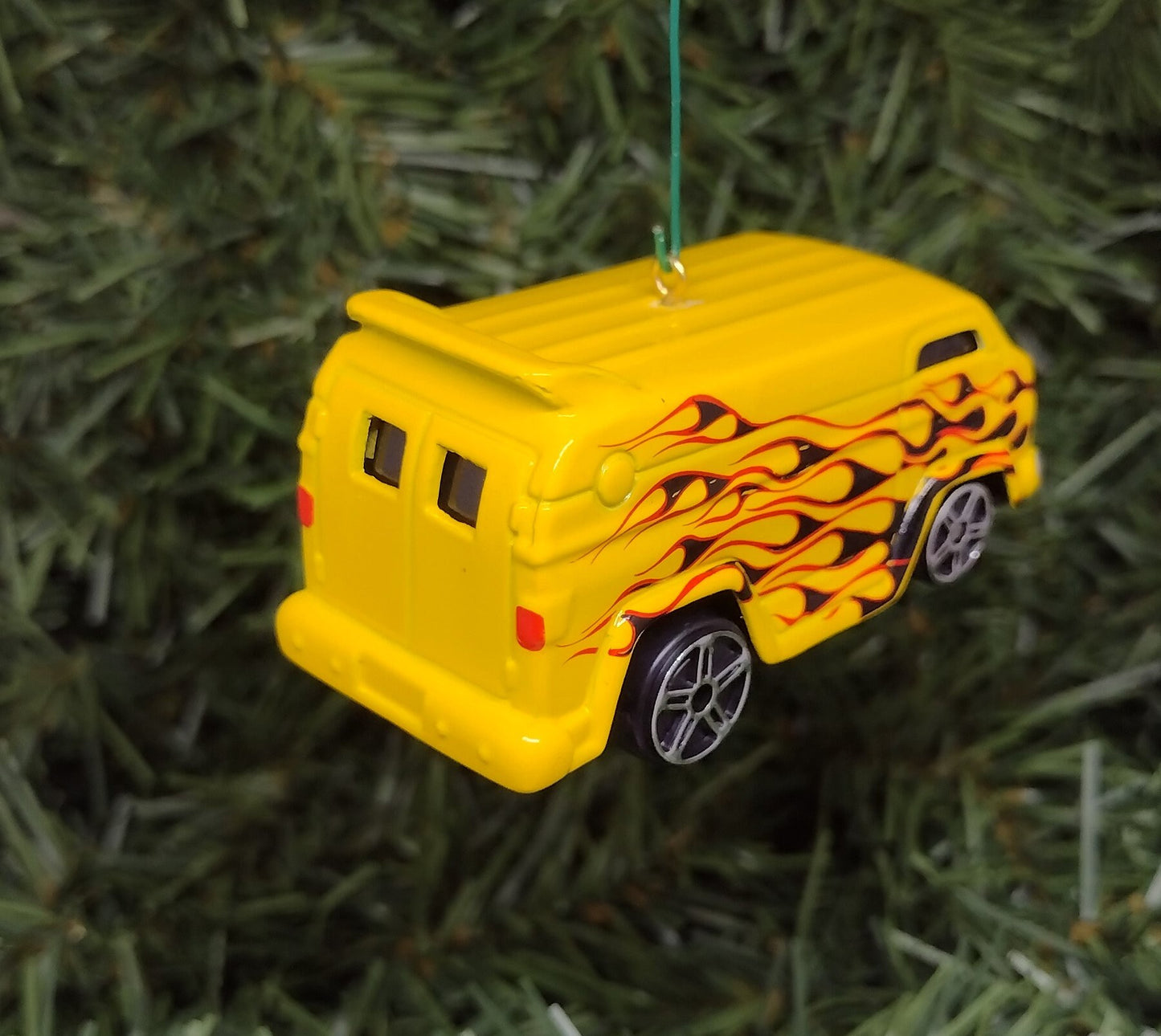 Hot Rod Van Ornament Christmas tree decoration fun automotive gift for car enthusiast or man cave tree