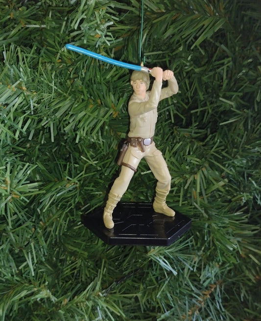 Star Wars Luke Skywalker Christmas Ornament fun gift idea xmas tree cool great gift idea for movie fan Jedi Master