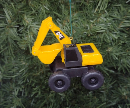 Excavator Christmas ornament CAT Caterpillar equipment unique gift idea xmas tree fun