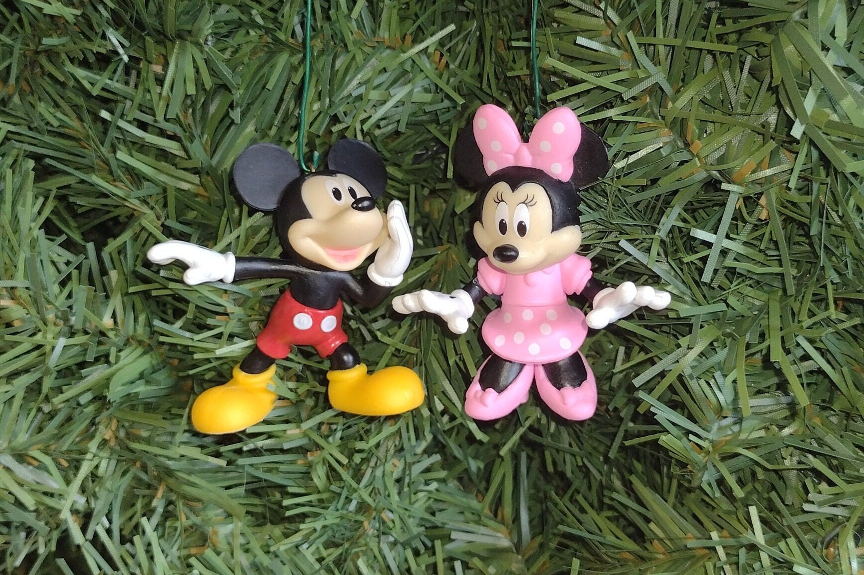 Mickey Minnie Mouse Disney Christmas ornament 2.25 inch Classic character ornaments xmas tree cute fun gift Disneyland Disneyworld