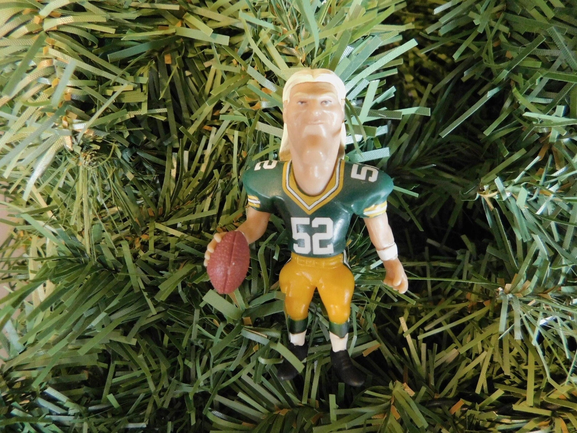 Clay Matthews Green Bay PACKERS Christmas tree Ornament xmas NFL football figure unique gift