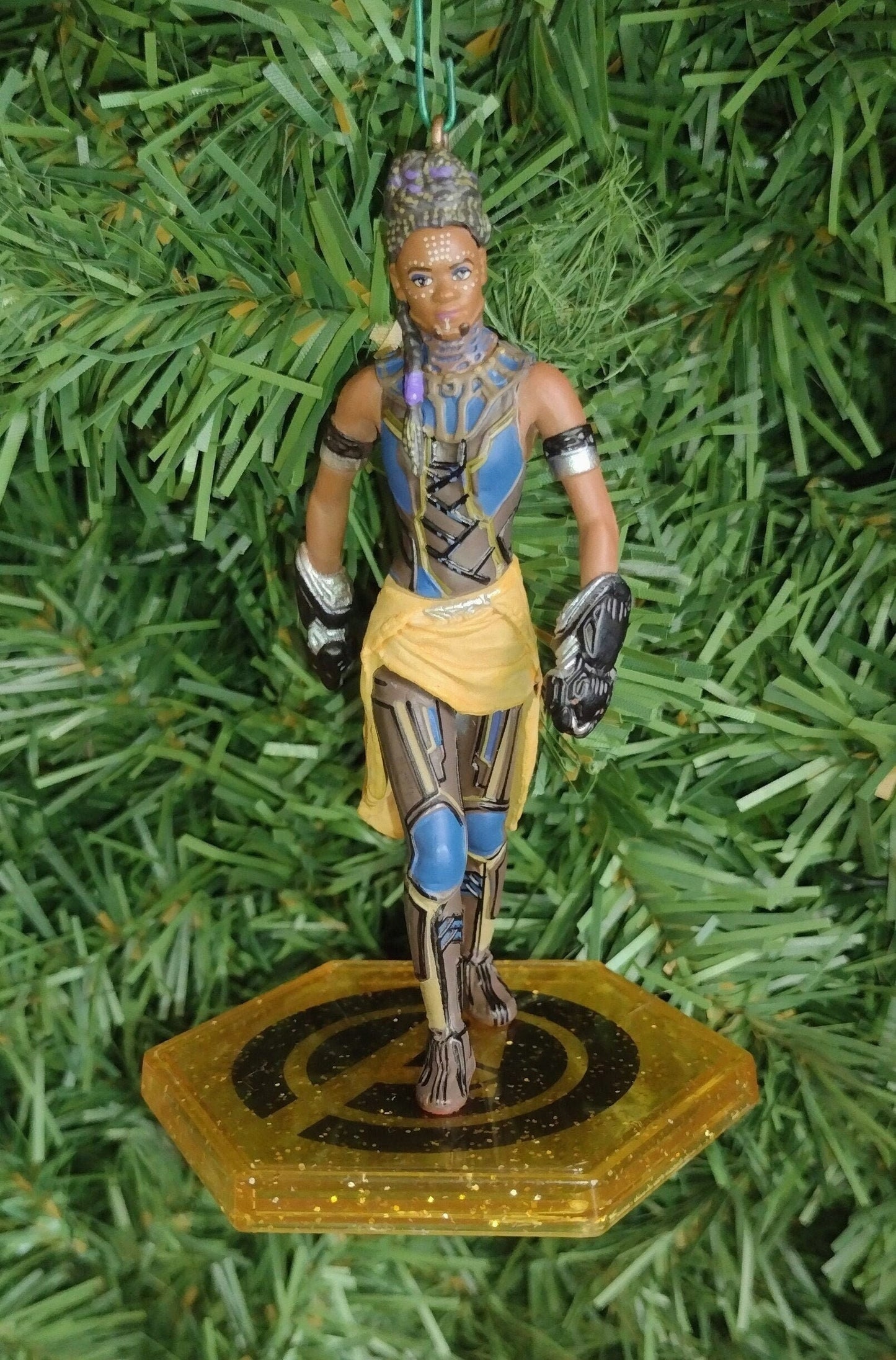 Shuri Christmas Ornament Black Panther Marvel Avengers fun gift idea xmas tree cool unique gift idea great present for boy or girl movie fan