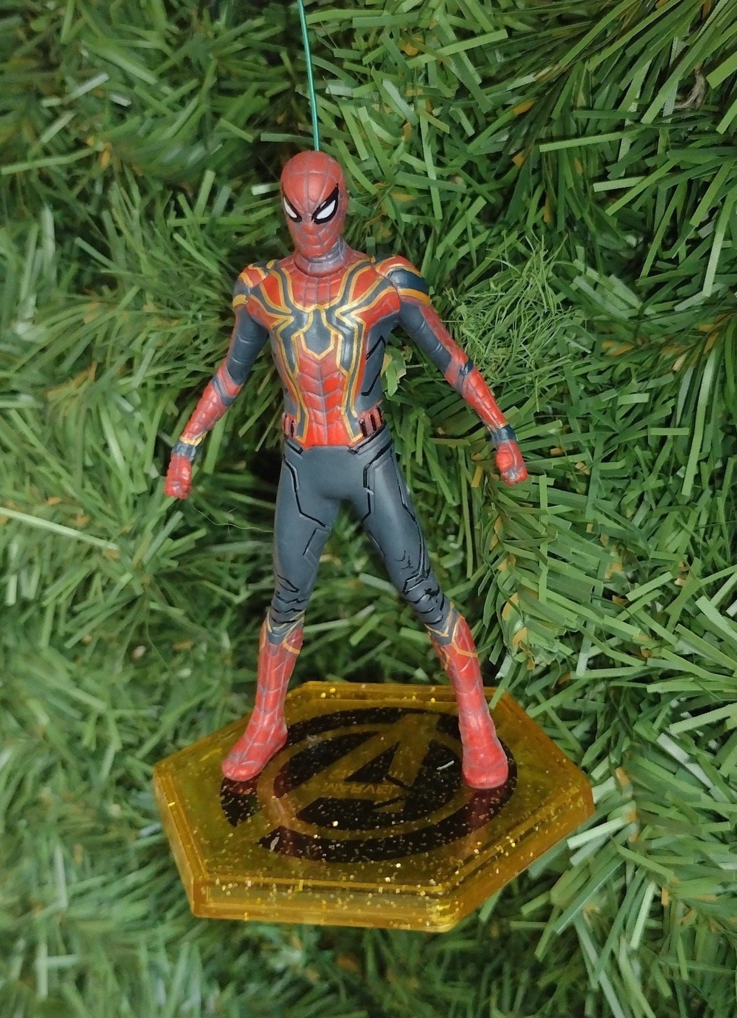 Spiderman Christmas Ornament Marvel Avengers fun idea xmas tree cool unique gift idea great present for movie fan Peter Parker