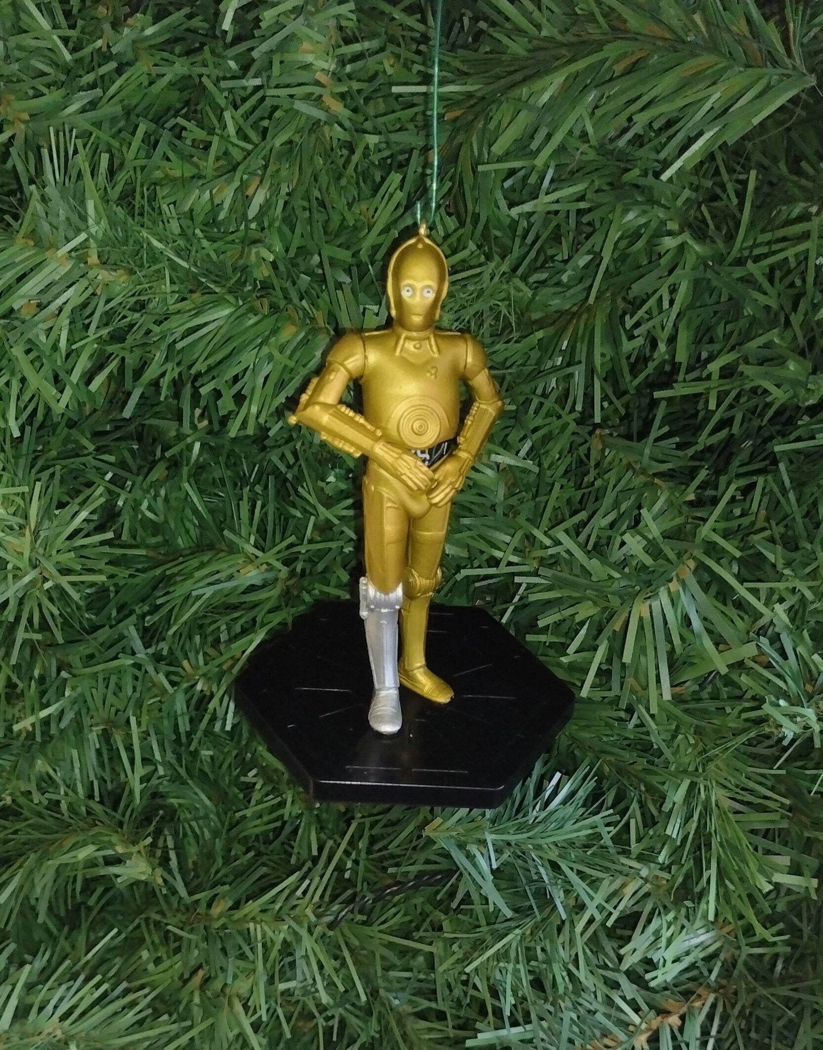 Star Wars C-3PO Christmas Ornament fun gift idea xmas tree cool great gift idea for movie fan Empire Strikes back Return of the Jedi C3PO