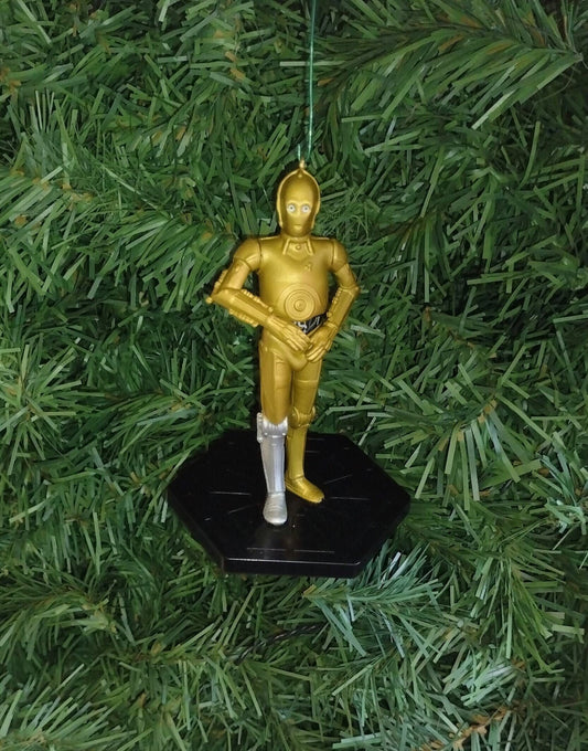 Star Wars C-3PO Christmas Ornament fun gift idea xmas tree cool great gift idea for movie fan Empire Strikes back Return of the Jedi C3PO